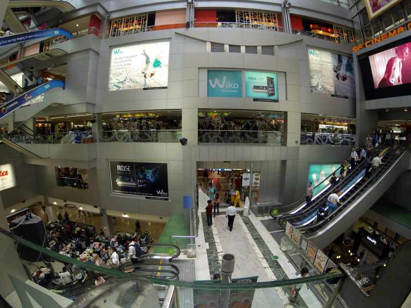 The biggest shopping mall in Bangkok