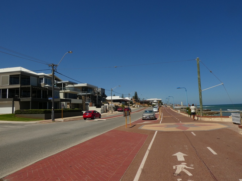 Ulica w Perth nad Oceanem Indyjskim