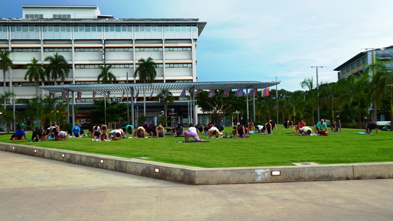 Darmowa Yoga w centrum miasta