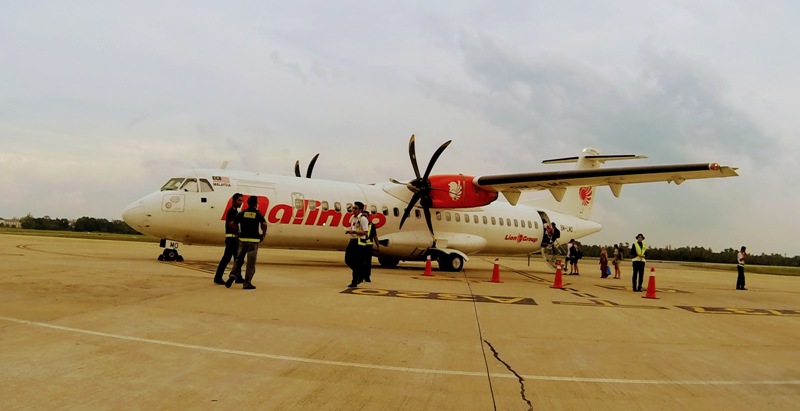 Samolot, którym lecieliśmy z Kuala Besut na wyspę Penang