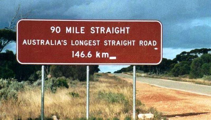 Znak infromujący o drodze, zdjęcie z internetu