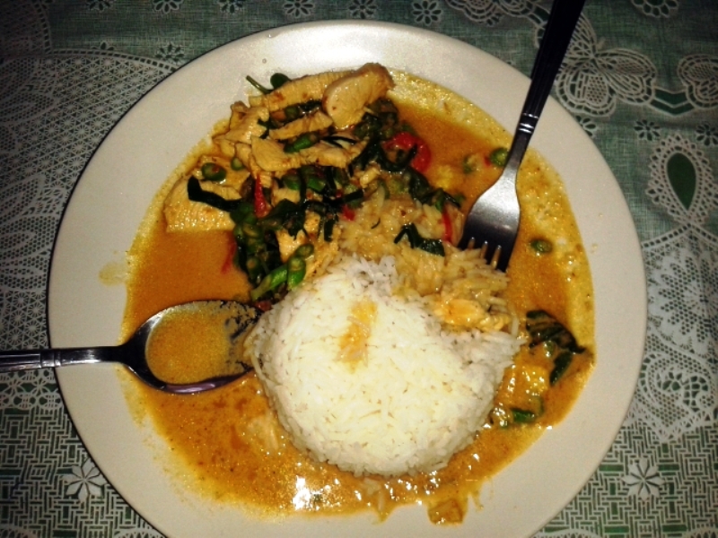 Tajskie danie - żółte curry