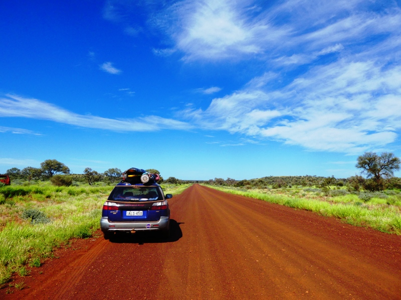 Great Central Road, pomiędzy Urulu a Australią Zachodnią