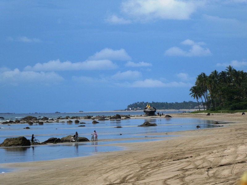 Plaża Ngwesaung odpływ